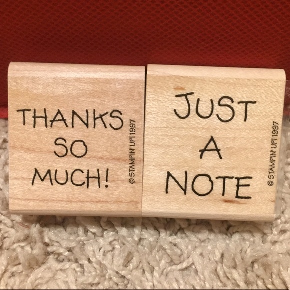 stampin’ u Other - Vintage. Wood stamp